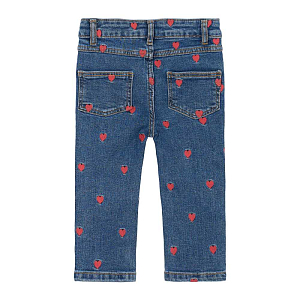 Брюки джинсовые прямого кроя THE NEW Siblings "Lovia Medium Blue Denim Wash", голубые